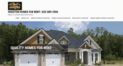 Desktop Screenshot of houstonhomesforrent.net